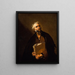 Un filozof - Jusepe de Ribera — oprawiony obraz na ścianie