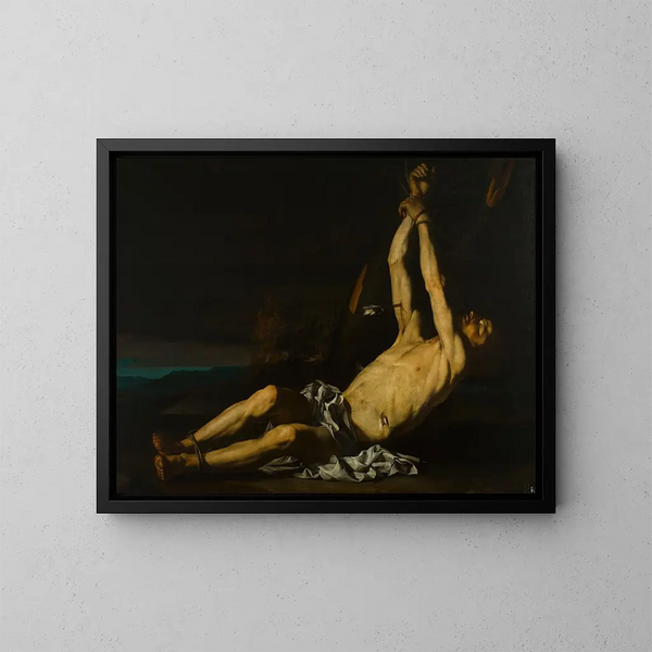 Męczeństwo świętego Sebastiana - Jusepe de Ribera — oprawiony obraz na ścianie
