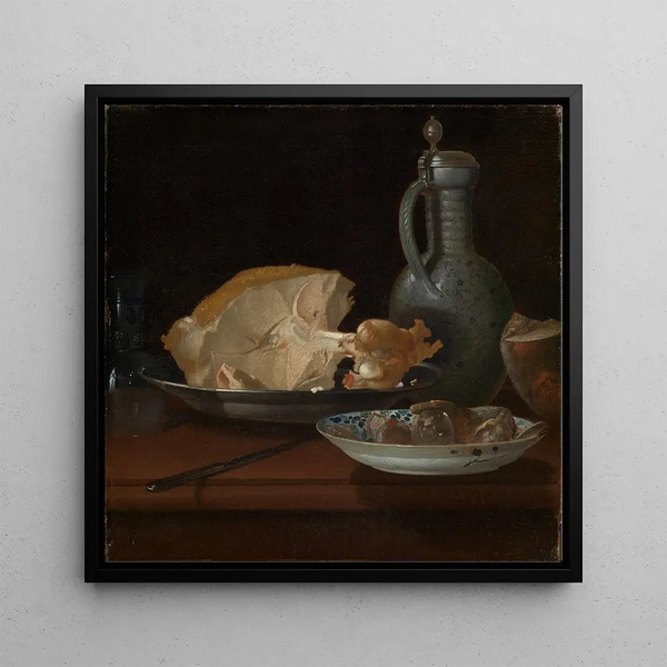 Justus Juncker - Frhstcksstillleben mit Kalbsbraten und Wurst.webp