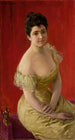 Portret damy - Józef Męcina-Krzesz — widok dzieła