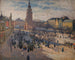 Place du marché principal à Cracovie - Józef Mehoffer — widok dzieła