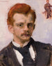 autoportret - Józef Mehoffer — widok dzieła