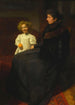 Portret Mme Oderfeld z jej córką, dama z dzieckiem, Portret Mme O - Józef Pankiewicz — widok dzieła