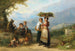Winobranie w Tessinie - Karel Frans Philippeau — widok dzieła