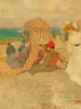 na plaży - Karel Pilař — widok dzieła