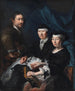 L'artysta z rodziną - Karel van Mander III — widok dzieła