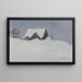 pejzaż zimowy - Karl Biese — oprawiony obraz na ścianie