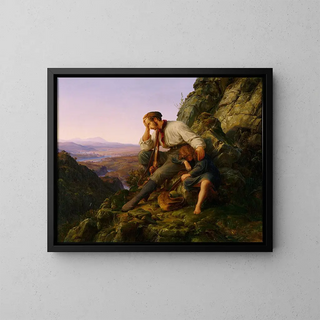 Karl Friedrich Lessing - The Robber and His Child.webp