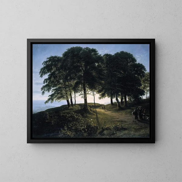 Poranek - Karl Friedrich Schinkel — oprawiony obraz na ścianie