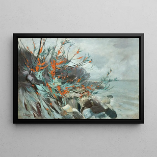 Karl Hagemeister - Strandbild mit Seedorn.webp