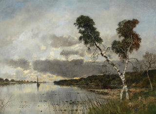 Zachód słońca - Karl Heffner — widok dzieła