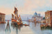 Wenecja, widok na Santa Maria della Salute - Karl Kaufmann — widok dzieła