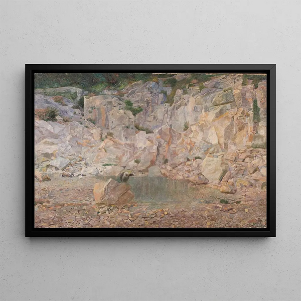 Karl Mediz - Der Geier im Felsengestein.webp
