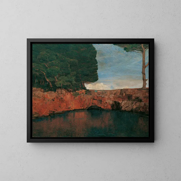 Solitude - Karl Mediz — oprawiony obraz na ścianie