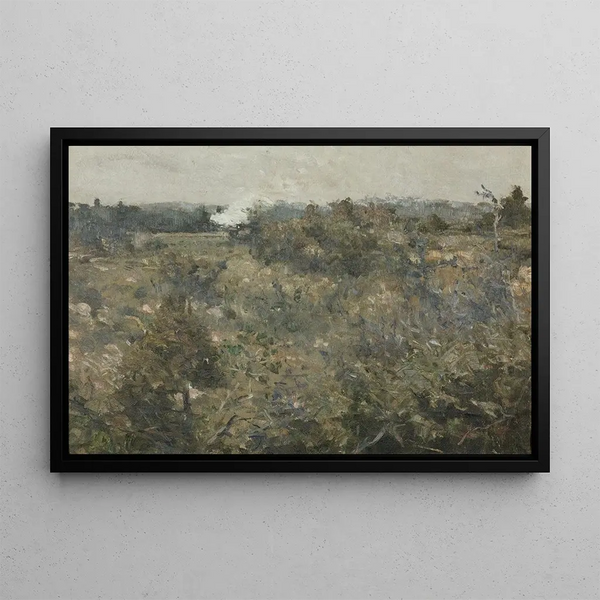 Krajobraz z Grez-sur-Loing - Karl Nordström — oprawiony obraz na ścianie