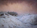 Opad śniegu - Karl Nordström — widok dzieła