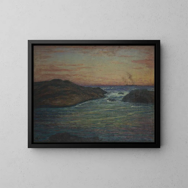 Le Surf - Karl Nordström — oprawiony obraz na ścianie