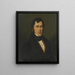 Portret szlachcica - Karl Philipp Schwab — oprawiony obraz na ścianie