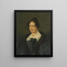 Portret damy - Karl Philipp Schwab — oprawiony obraz na ścianie