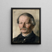 Portret poety Gustava Freytaga - Karl Stauffer-Bern — oprawiony obraz na ścianie