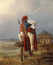Le poste de garde - Karl Swoboda — widok dzieła