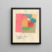 Kompozycja na papierze - Karl Wiener — oprawiony obraz na ścianie