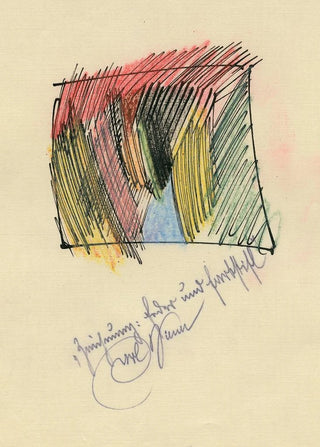 Karl Wiener - Zeichnung Feder und Farbstift.webp