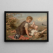 Idylle d'automne - Karl Wilhelm Friedrich Bauerle — oprawiony obraz na ścianie