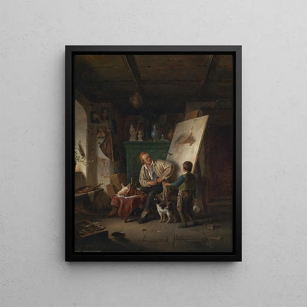 Karl von Enhuber - Im Atelier.webp