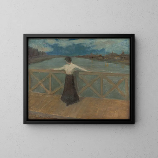 Karol Pongrcz - Woman on a Bridge.webp