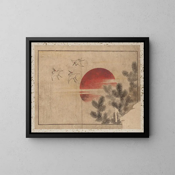 Album szkiców Katsushika Hokusai i jego uczniów Pl46 - Katsushika Hokusai — oprawiony obraz na ścianie