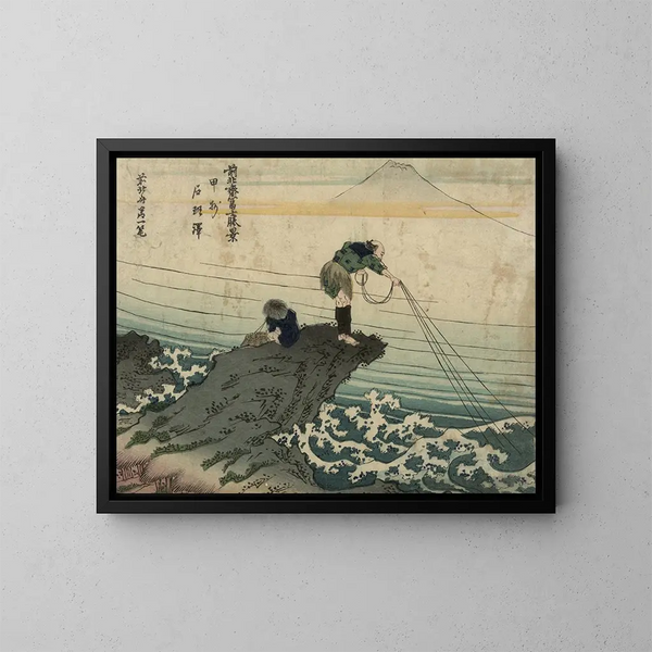 Ksh kajikazawa - Katsushika Hokusai — oprawiony obraz na ścianie