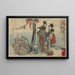 Iso - Katsushika Hokusai — oprawiony obraz na ścianie