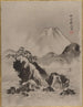 Mont Fuji - Kawanabe Kyōsai — widok dzieła