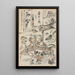 Fête de peinture - Kawanabe Kyōsai — oprawiony obraz na ścianie
