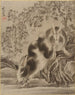 Królików - Kawanabe Kyōsai — widok dzieła