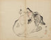 Monju stojący - Kawanabe Kyōsai — widok dzieła