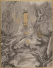Kannon w białej szacie - Kawanabe Kyōsai — widok dzieła