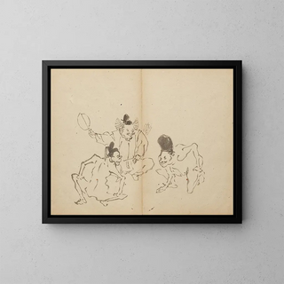 Kawanabe Kysai - Wrestling Match.webp
