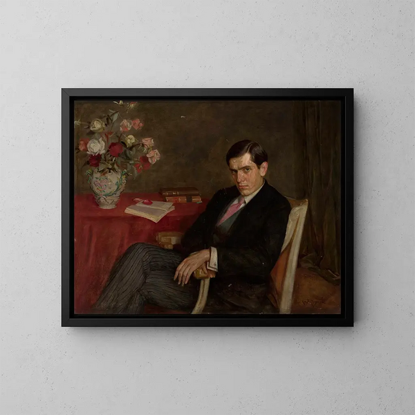 Portret Bolesława Malinowskiego - Kazimierz Mordasewicz — oprawiony obraz na ścianie