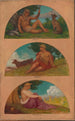 Le Progrès de la civilisation Chasse Élevage Agriculture étude de fresque Capitole d'État Des Moines Iowa - Kenyon Cox — widok dzieła