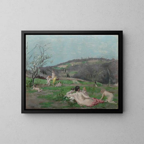 Le Jardin - Ker Xavier Roussel — oprawiony obraz na ścianie
