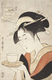 Réapparition La courtisane Naniwaya Okita - Kitagawa Utamaro — widok dzieła