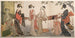 Araibari, lavage et étirement du tissu - Kitagawa Utamaro — widok dzieła