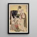 Chbon no zu Image de la classe moyenne - Kitagawa Utamaro — oprawiony obraz na ścianie