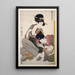 Chichi Sur le point d'allaiter - Kitagawa Utamaro — oprawiony obraz na ścianie