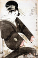 Courtisane Hanamurasaki de Tamaya - Kitagawa Utamaro — widok dzieła