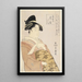 Courtesane Hanaogi z domu Ogiya - Kitagawa Utamaro — oprawiony obraz na ścianie