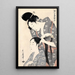 fryzjera Kamiyui - Kitagawa Utamaro — oprawiony obraz na ścianie