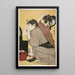 Kamiyui Coiffure - Kitagawa Utamaro — oprawiony obraz na ścianie